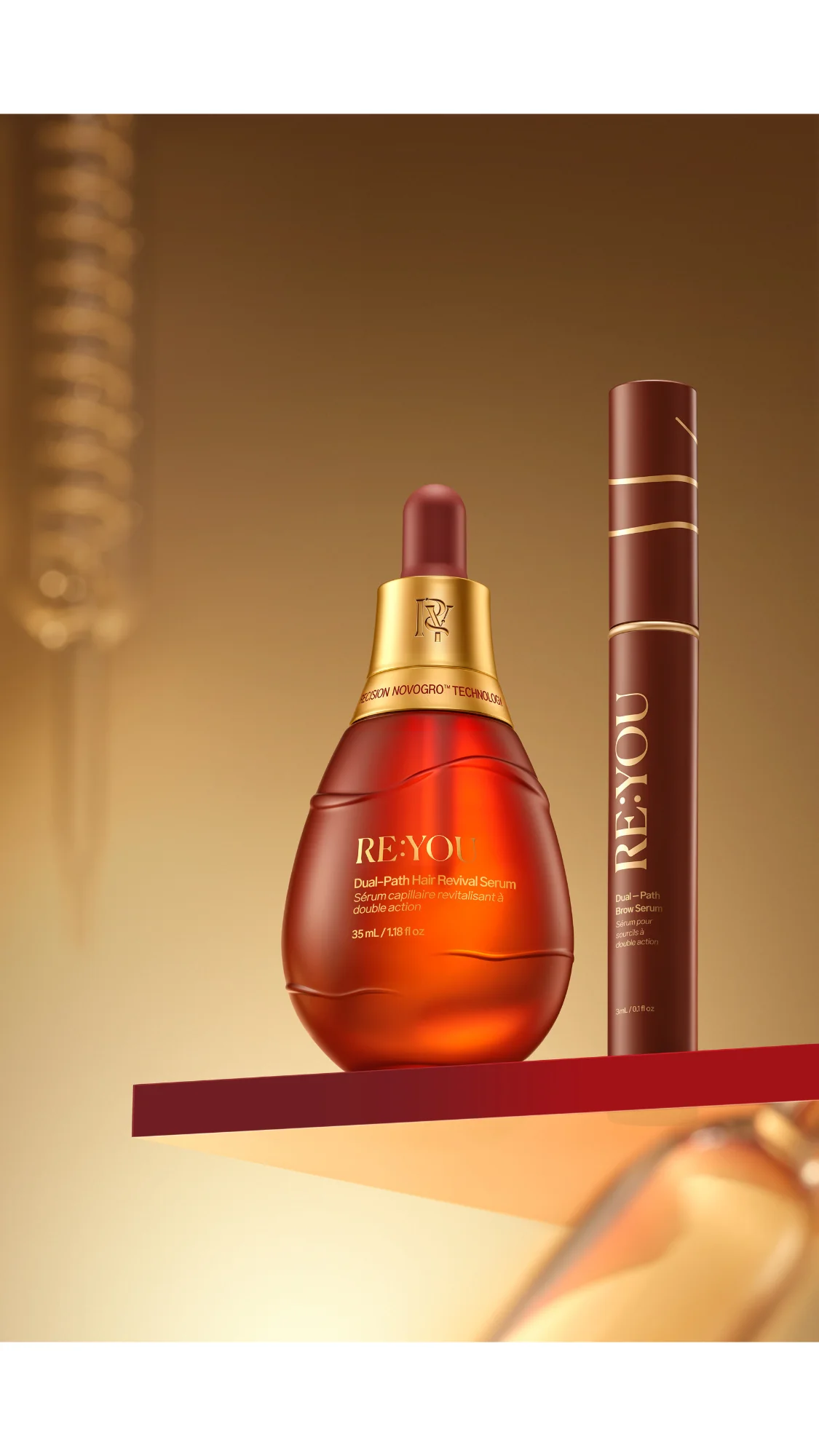 RE:YOU Dual-Path Hair and Brow Revival Serum